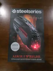 SteelSeries Aerox 5 Wireless Gaming Mouse Diablo IV Limited Edition