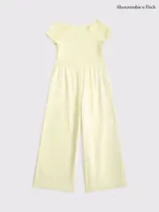 Abercrombie & Fitch Tie Front Linen Jumpsuit (F73932) | $113 - $118