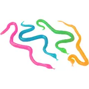 Neon Stretchy Snakes (Pack of 24)