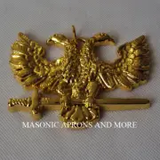 Masonic Scottish Rite 33rd Degree Eagle Collarette Jewel(Gilt)(MA4470)