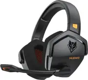 NUBWO G06 Dual Wireless Gaming Headset with Microphone Orange Wireless+Bluet...