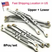For 1:10 RC Axial Wraith Alloy Metal Upper Lower Suspension Link Rod Linkages