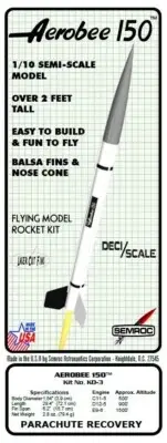 Flying Model Rocket Kit - OOP Semroc 'Aerobee 150'