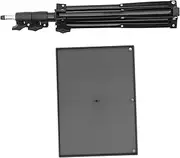 INOOMP 1.1M Laptop Tripod Stand with Tray Adjustable Projector Holder for Laptop Tablet and Photography Lightweight Design with Carrying Bag for Home and Studio Use