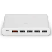 Original Xiaomi Mi USB-C 60W (Total) Charger Smart Output 1 Type-C + 5 USB-A QC 3.0 Quick Charge