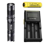 Nitecore P12 XM-L2 U2 Flashlight w/ D2 Charger & NL189 Rechargeable Battery