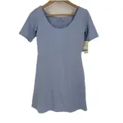 Tuckernuck Women Rosemary Sports Dress Blue S Built in Bra and Skort Athleisure