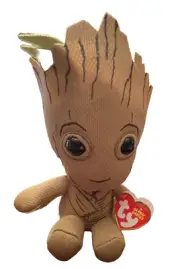 Marvels Guardians Of The Galaxy Baby Groot Ty Beanie Baby New With Tags 7”