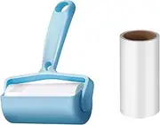 1 Handles 、 1 roll Cover and 110 Sheets Lint Roller Set,Extra Sticky Lint Rollers and Refill ，Portable Lint Remover,Pilling Remover for Furniture Bedding Clothing Car Seat Lint Roller for Pet Hair