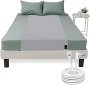 COUSLEWI Grounding Sheet Grey(27x52inch) Containing 5% Silver Fiber Organic Cotton Grounding Sheets with Grounding Cord Health Promotion Improve Sleep