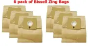 Bissell Type 2138425 Vacuum Bags Micro Lined Allergen 4122 Zing Canister Vac 6pk