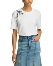 Driftwood T Shirt X Blue Bouquet