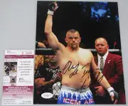 CHUCK 'THE ICEMAN' LIDDELL Hand Signed 8'x10' Photo UFC + JSA COA E26551