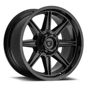 18x9 Gear Off Road 773B Balast Gloss Black Wheels 6x135/6x5.5 (18mm) Set of 4