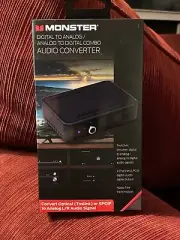 NIP- MONSTER DIGITAL TO ANALOG / ANALOG TO DIGITAL COMBO AUDIO CONVERTER