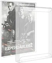 Earthtec Steelbook Protector Sleeves 50 Pack Case Replacement for 4K UHD, Blu-Ray,Arrow Video,Acrylic,Lenticular,Criterion Blu Ray Case,PS3 PS4 PS5 G2 Games and Steelbooks Clear Plastic