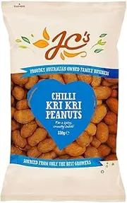 J.C.'S QUALITY FOODS Chilli Kri Kri Peanuts, 330 g