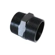 Hex Nipple Black Steel Pipe Fittings - BSP Thread