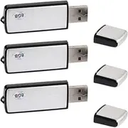 Mellisso 3X 8GB Voice Activated Mini Recording, USB Flash Drive Sound Recording Recorder,for Lectures, Meetings, Class