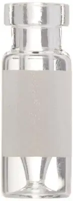National Scientific C4011-LV1W Clear Glass I-D Target Snap-It Crimp/Snap Vial...