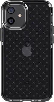 Tech21 Evo Check Non-Slip Impact Case for Apple iPhone 12 mini - Smokey Black