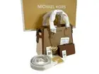 Michael Kors Purse/Wallet SET Mercer Satchel Crossbody Handbag Leather Read NWT