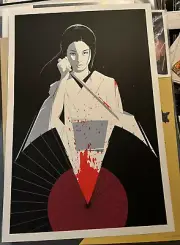 SIGNED Craig Drake Lady Snowblood Art Print Poster Meiko Kaji Yuki Kashima Hime