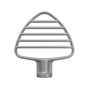 Pastry Beater for Tilt Head Stand Mixer Silver Coated 5KSMPB5