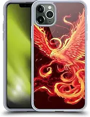 Head Case Designs Officially Licensed Christos Karapanos Resurgence 2 Phoenix 3 Gel Case [Military Grade Protection] Compatible with Apple iPhone 11 Pro Max