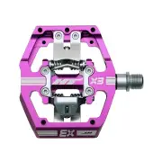 HT Components X3 Clipless Platform MTB Mountain Bike Pedals - Purple