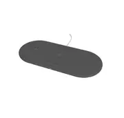 Ojd-48 3 In 1 Quick Wireless Charger For Iphone Apple Watch Airpods (Black)