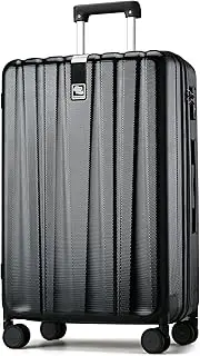[Hanke] 20 Inch Carry On Suitcase Lightweight Cabin Suitcase PC Hard Shell Suitcases with Wheels, Jet Black, 29 Inch Checked, Hand Luggage