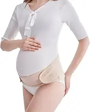 LALADEFIEE Pregnancy Support Belt Maternity Abdominal Band for Lower Back Pelvic Support Belly Band Postpartum Breathable Comfortable