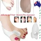 Silicone Gel Bunion Protector Toe Straightener Separator Alignment Pain Relief