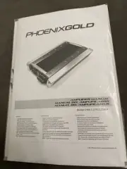 Phoenix Gold Z500.1, Z250.2, Z500.4 Amplifier Owners Manual (New)