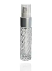 9ml Glass Swirl Fragrance & Perfume Atomiser ~ Refillable - Funnel included