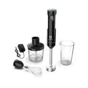 Cordless Hand Blender, Variable Speed Immersion Blender Rechargeable, with