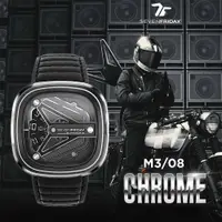 在飛比找ETMall東森購物網優惠-SEVENFRIDAY CHROME 龐克搖滾自動上鍊機械錶