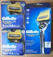 Gillette Proglide Shield Razor - 1 Gillette Razor Handle + 10 Blade Refills