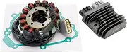 Areyourshop Magneto Coil Stator + Voltage Regulator + Gasket Assy For Ya-maha YZF R1 2009-2014