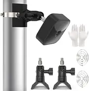 Camera Mount for Blink Camera Outdoor & Blink Indoor, Adjustable Pole Mounting Bracket Wall Mount for Blink Mini & Blink XT/XT2, Camera Holder Accessories for Blink Camera, Pack of 2