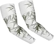 [FHEDVBN] Asian tree Arm Sleeves Compression Arm Covers for Men Women Outdoor Sun Sleeves Cooling Sports Sleeve, Black
