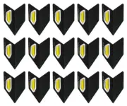 5 New Sets Harrows Velos Dart Flights - Ships w/ Tracking - Yellow