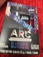 ARC Leave on Teeth Whitening, 45 Treatments, 1 Wand and 1 Stand, Mint Flavor