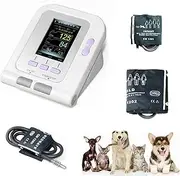 Veterinary Blood Pressure Monitor, Digital Electronic Sphygmomanomete, Heart Rate Pulse Portable Tonometer, for Cat/Dog/Animal
