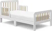 Storkcraft Pasadena Toddler Bed (White with Driftwood)