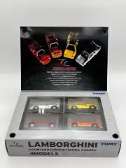 Tomica Limited Lamborghini Countach LP500S Miura P400SV 4 MODELS 2003 Unopened