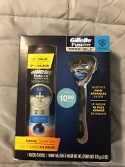 New Gillette Fusion Proshield - (1 Razor 1 Shave Gel) Sensitive Skin Gel