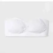 Cat & Jack Girls' Padded Seamless Bandeau Bra White XL