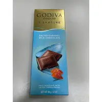 在飛比找蝦皮購物優惠-GODIVA 鹽味焦糖牛奶巧克力磚 90g 現貨秒出